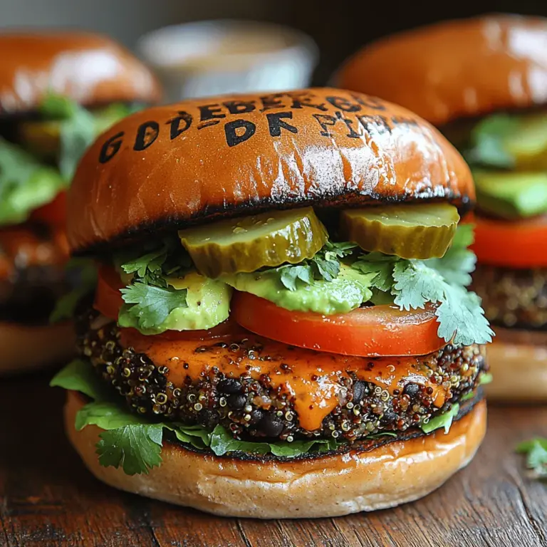 To truly appreciate the Flavorful Garden Delight Burgers, it’s essential to understand the health benefits of each ingredient used in the recipe. Each component is carefully selected not only for its flavor but also for the nutritional advantages it brings to the table.