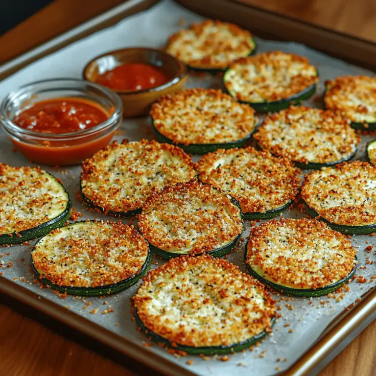Zucchini is a remarkably versatile vegetable that has gained popularity in kitchens around the world. Often celebrated for its mild flavor and adaptability, zucchini can be transformed into various dishes, from stir-fries to baked goods. One of the most innovative and health-conscious ways to enjoy zucchini is by turning it into crispy chips. These Crispiest Parmesan Zucchini Chips offer a delightful crunch that perfectly mirrors traditional snack foods, making them an ideal substitute for those seeking healthier alternatives without sacrificing taste.