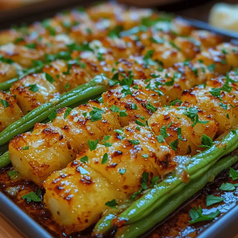 To create the perfect Roasted Garlic Butter Green Beans, it's essential to have a solid understanding of the key ingredients involved. Each component contributes not only to the flavor but also to the overall nutritional value of the dish.
