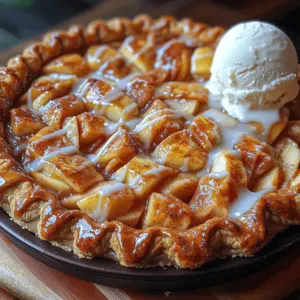 Delight your taste buds with an exquisite blend of textures and flavors in this Cinnamon Roll Apple Pie. This mouthwatering dessert combines the warm, gooey goodness of cinnamon rolls with the classic charm of apple pie, creating a dish that is perfect for gatherings, holidays, or simply satisfying your sweet tooth. Imagine biting into a soft, pillowy crust that gives way to a luscious apple filling, all while being enveloped in the comforting aroma of cinnamon and sugar. This recipe not only brings together two beloved desserts but elevates them into a unique culinary experience that is sure to impress family and friends alike.