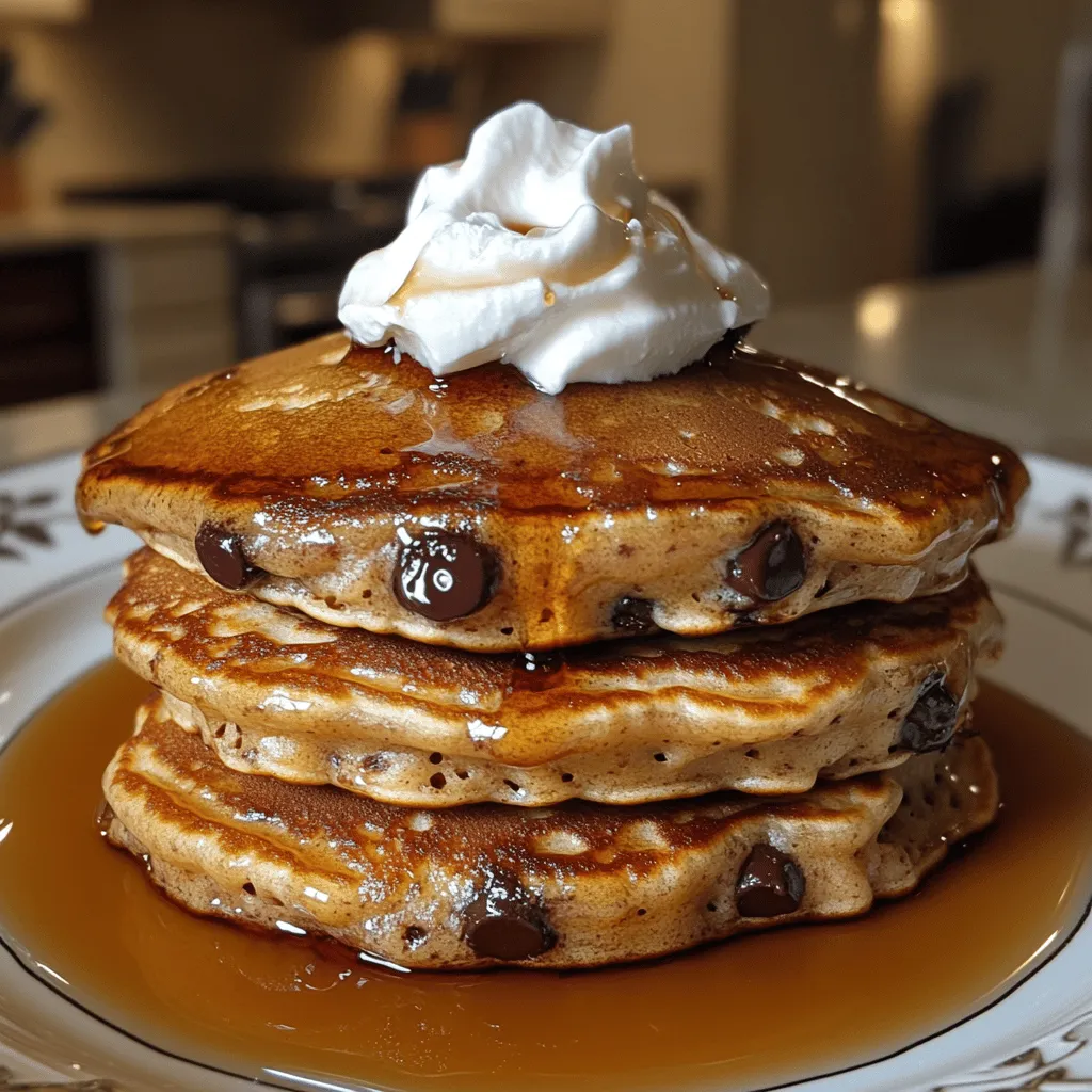 Pancakes have long been celebrated as a breakfast staple across cultures, loved for their versatility and comforting nature. Whether served on a lazy Sunday morning or as a quick weekday breakfast, pancakes have a special way of bringing joy to the dining table. Among the myriad of pancake variations, the Heavenly Chocolate Chip Pancakes stand out as a delightful twist on the classic recipe. These pancakes take the familiar fluffy and golden structure and elevate it with the irresistible sweetness of chocolate chips, providing a deliciously indulgent option that appeals to the sweet tooth in all of us.