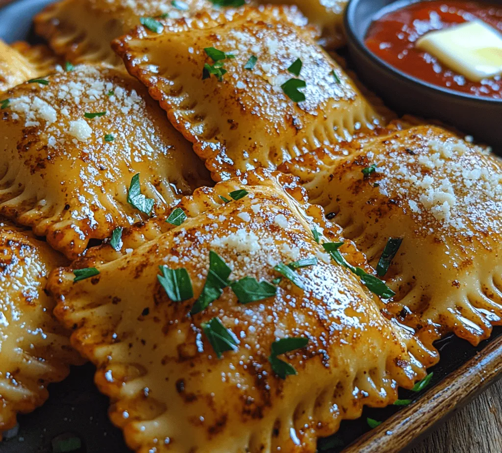 Cooking is an art that brings people together, and there's something particularly delightful about preparing and enjoying Butter-Toasted Ravioli. This dish offers a unique twist on traditional pasta, transforming the common ravioli into a golden, crispy delight that is sure to tantalize your taste buds. The appeal of Butter-Toasted Ravioli lies not only in its rich flavors but also in its simplicity. It can be whipped up in no time, making it an ideal choice for a quick weeknight meal or a comforting dish to serve at a cozy gathering with friends and family.