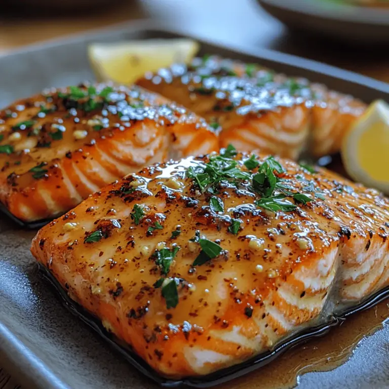 Maple glazed salmon is a dish that beautifully marries the rich, buttery flavor of fresh salmon with the sweet, earthy notes of pure maple syrup, creating a delightful balance that tantalizes the taste buds. This recipe is perfect for both a weeknight dinner and a special occasion, offering an elegant yet simple way to elevate your meal. The allure of this dish lies not only in its flavor but also in its health benefits, as salmon is packed with essential nutrients, making it a smart choice for anyone looking to maintain a balanced diet.