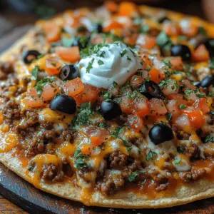There's something undeniably comforting about the combination of flavors found in a Taco Bell-inspired Mexican Pizza. This dish masterfully melds the savory essence of seasoned beef, the creaminess of refried beans, and an array of toppings, all sandwiched between crispy tortillas. It’s a nostalgic meal for many who grew up enjoying fast food, but making it at home allows for a fresh, personalized twist. Whether you’re planning a casual weeknight dinner or hosting a gathering, this recipe is designed to bring the beloved fast-food classic into your kitchen.