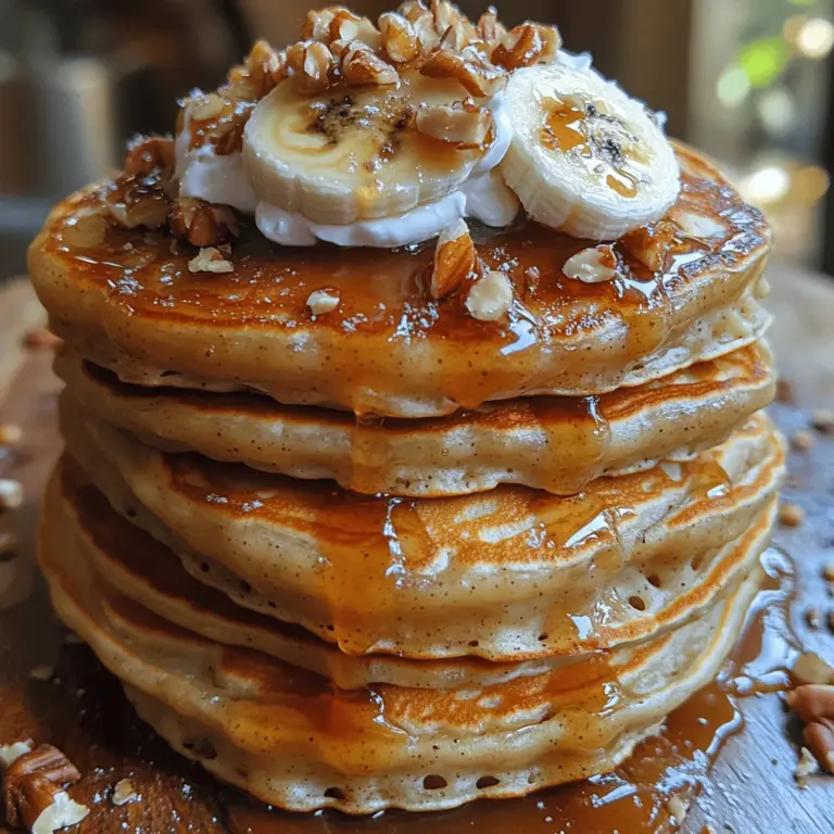 Few breakfast dishes evoke the same sense of comfort and warmth as pancakes. Whether enjoyed on a lazy Sunday morning or as a quick weekday treat, pancakes have a special place in many hearts and homes around the world. They are inherently versatile, easily adaptable to suit various tastes and preferences. While classic pancakes are delightful in their own right, there’s something particularly enchanting about a unique twist on this beloved breakfast staple. Enter Sticky Toffee Banana Pancakes—an indulgent creation that combines the comforting essence of banana pancakes with a rich, luxurious sticky toffee sauce.