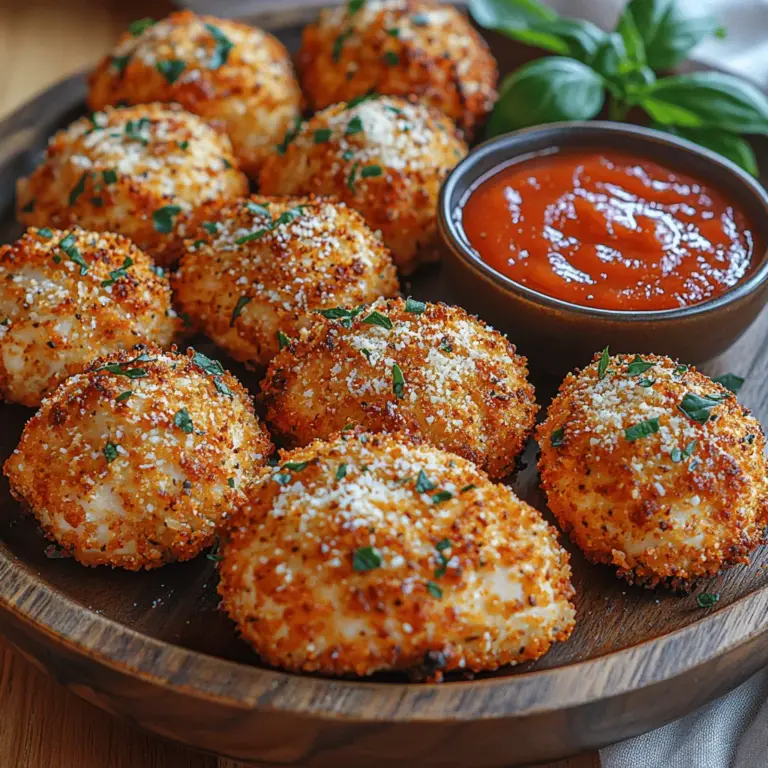 Crispy Chicken Parmesan Bites are a delightful culinary creation that marries the rich, savory flavors of traditional chicken parmesan with a fun twist: bite-sized morsels that are perfect for sharing. These tasty treats have become a favorite among food enthusiasts for their irresistible crunch and cheesy goodness. Whether you’re preparing for a game day gathering, a festive party, or simply a cozy family dinner, these chicken bites promise to be a crowd-pleaser.