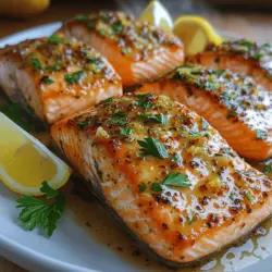 Zesty Herb-Infused Baked Lemon Garlic Salmon is more than just a meal; it's a celebration of vibrant flavors and wholesome ingredients that come together to create a culinary masterpiece. This dish has gained popularity not only for its delightful taste but also for its health benefits, making it an ideal choice for anyone looking to indulge in a nutritious dinner option. Salmon, renowned for its rich flavor and flaky texture, serves as the perfect canvas for the zesty combination of lemon, garlic, and aromatic herbs.