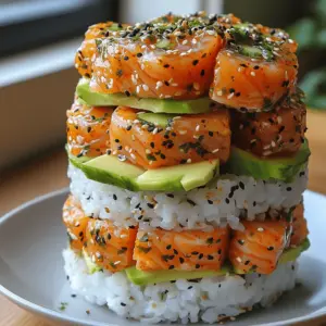Sushi has long transcended its traditional roots in Japanese cuisine, becoming a beloved staple around the world. Its popularity stems from the harmonious blend of flavors, fresh ingredients, and endless versatility. Sushi can be crafted in various forms, from classic rolls to bite-sized nigiri, and now, an innovative new contender: Spicy Tuna Sushi Stacks. This delightful dish combines the freshness of sushi-grade tuna with a spicy kick, making it not only a feast for the eyes but also a treat for the palate.