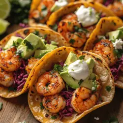 Tacos have carved their niche in the culinary world as a beloved and versatile dish, celebrating an array of flavors and ingredients across various cultures. Whether you're indulging in street food in Mexico, enjoying gourmet versions at upscale restaurants, or crafting your own at home, the taco stands out as a canvas for creativity. Among the myriad of taco fillings, Chili Lime Shrimp Tacos shine brightly with their vibrant flavors and fresh ingredients. This delightful dish elevates traditional taco recipes to new heights, combining zesty lime and spicy chili to create a taste sensation that tantalizes the taste buds.
