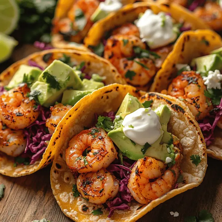 Tacos have carved their niche in the culinary world as a beloved and versatile dish, celebrating an array of flavors and ingredients across various cultures. Whether you're indulging in street food in Mexico, enjoying gourmet versions at upscale restaurants, or crafting your own at home, the taco stands out as a canvas for creativity. Among the myriad of taco fillings, Chili Lime Shrimp Tacos shine brightly with their vibrant flavors and fresh ingredients. This delightful dish elevates traditional taco recipes to new heights, combining zesty lime and spicy chili to create a taste sensation that tantalizes the taste buds.