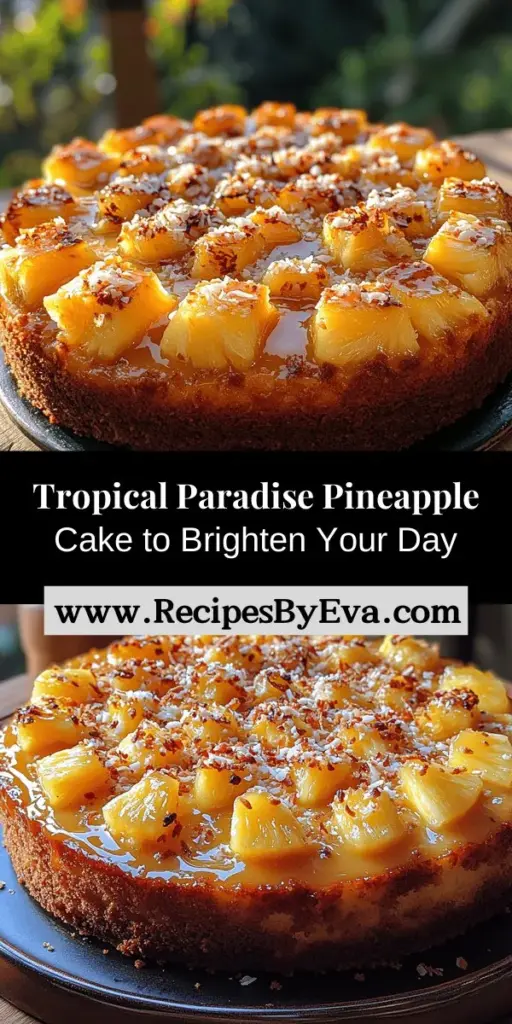 Treat yourself to the taste of summer with this Tropical Paradise Pineapple Condensed Milk Cake! This moist and decadent cake combines the sweetness of pineapple and creamy condensed milk for an unforgettable flavor experience. Perfect for any gathering or family reunion, it's a delightful addition to your dessert table. Follow our step-by-step guide to create a cake that not only tastes amazing but also looks stunning. Get ready to indulge in a slice of paradise!