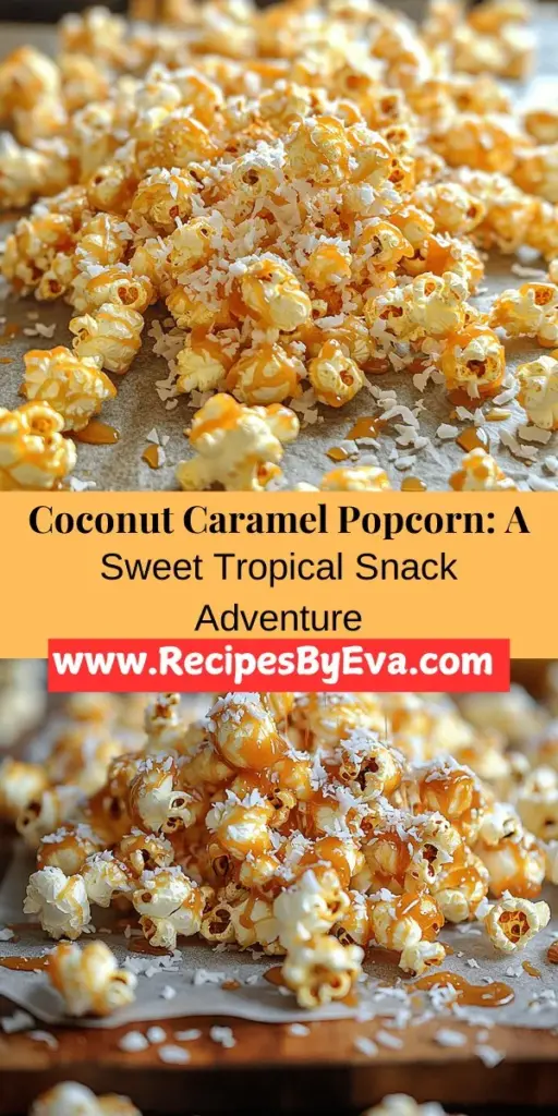 Discover the irresistible Coconut Caramel Popcorn Delight, a sweet and crunchy treat that’s perfect for snacking on movie nights or cozy evenings at home. This recipe beautifully combines the light texture of popcorn with rich caramel and a hint of tropical coconut, creating a unique flavor experience. Follow our step-by-step guide to master this delightful snack, and learn about the key ingredients that make it a favorite among snack lovers. Enjoy this indulgent treat and impress your friends and family!