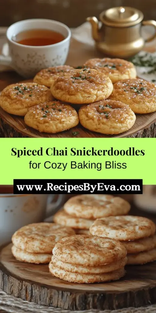 Experience the warmth of autumn with Spiced Chai Snickerdoodles, a delightful twist on the classic cookie that's perfect for cozy gatherings or quiet evenings at home. Infused with a blend of comforting chai spices like cinnamon, ginger, and cardamom, these soft, chewy cookies offer a rich flavor that's sure to please. Ideal for sharing with loved ones or enjoying alongside a warm cup of chai, learn how to create these irresistible treats and warm your heart today!