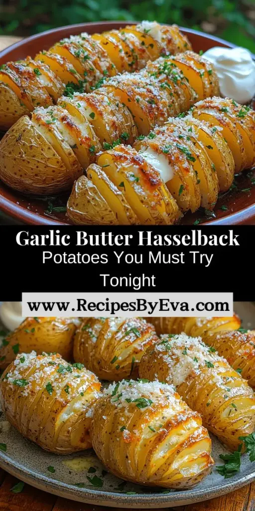 Discover the delicious world of Garlic Butter Hasselback Potatoes, a twist on a classic favorite that combines crispy edges with fluffy interiors. This elegant dish enhances any meal with its stunning presentation and rich, savory flavors. Made from russet potatoes and infused with garlic butter and fresh herbs, these Hasselback potatoes are perfect for impressing guests at any gathering. Follow an easy step-by-step guide to create this culinary delight, and elevate your dinner table with a dish that offers both taste and visual appeal. Enjoy experimenting with toppings like Parmesan cheese and fresh herbs to make it your own!