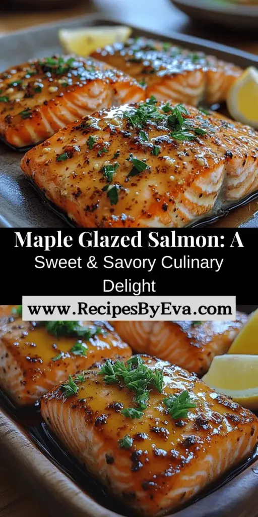 Discover the delicious and nutritious maple glazed salmon recipe that combines fresh, sustainably sourced salmon with the sweet depth of pure maple syrup. This easy-to-follow recipe offers a perfect balance of savory and sweet flavors, making it ideal for weeknight dinners or special occasions. Learn about the health benefits of salmon and the key ingredients that elevate this dish, and enjoy a culinary delight that's sure to impress your family and friends.
