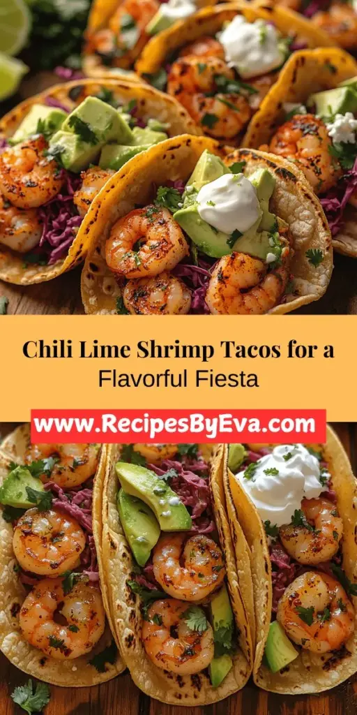 Discover the vibrant flavors of Chili Lime Shrimp Tacos, a dish that elevates the classic taco to new heights! Combining succulent shrimp, zesty lime, and a spicy chili marinade, these tacos are perfect for summer barbecues or cozy weeknight dinners. Easy to prepare and packed with nutritional benefits, they feature fresh toppings like avocado and cilantro for an unforgettable culinary experience. Gather your loved ones and savor this delicious meal together!