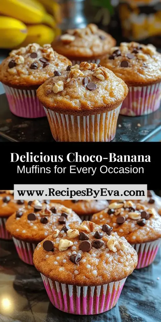 Discover the delicious world of Choco-Banana Bliss Muffins, where chocolate meets the natural sweetness of ripe bananas. Perfect for any occasion, these moist and flavorful treats are easy to make, whether you're an experienced baker or just starting. Learn about the key ingredients that create their irresistible taste, and follow a step-by-step guide to making your own at home. Enjoy them warm for breakfast, as a snack, or for dessert, and delight everyone with this heavenly recipe.