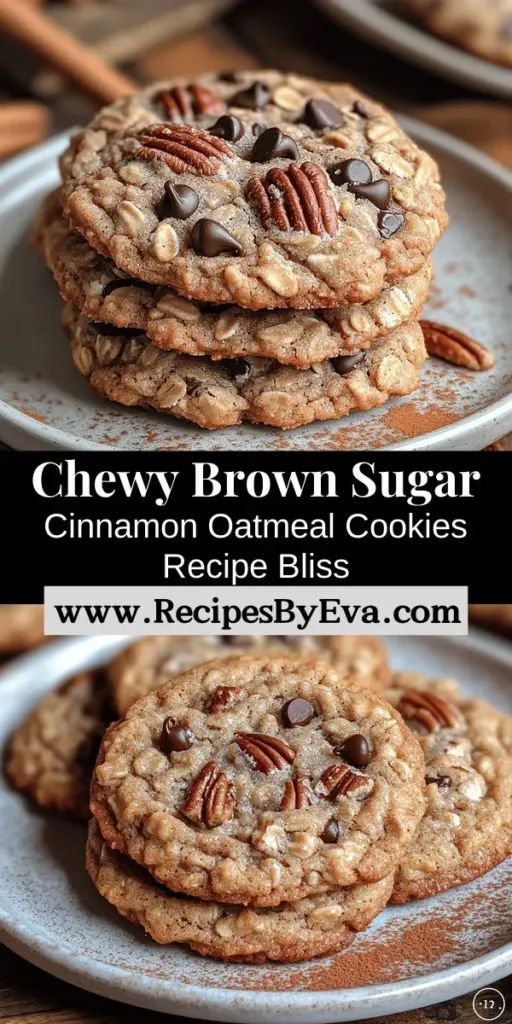 Indulge in the comforting flavors of chewy brown sugar cinnamon oatmeal cookies, a delightful treat perfect for any occasion. With the combination of hearty oats, rich brown sugar, and warm cinnamon, these cookies evoke nostalgia and warmth. They are easy to make, requiring just a few simple ingredients and steps. Customize them with chocolate chips or nuts for a personal touch. Enjoy these delicious cookies with a glass of milk or share them with loved ones for a special moment.