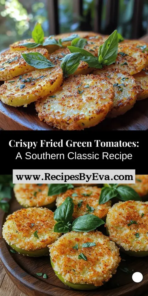 Explore the delightful world of Southern cuisine with crispy fried green tomatoes, a cherished dish that captures the essence of hospitality and community. Learn how to prepare this appetizing classic with a detailed step-by-step guide, from selecting the perfect unripe tomatoes to mastering the frying technique. With a satisfying crunch and a burst of tangy flavor, these fried green tomatoes can be a stunning appetizer or a delightful addition to sandwiches. Get ready to impress your family and friends with this iconic Southern delicacy!