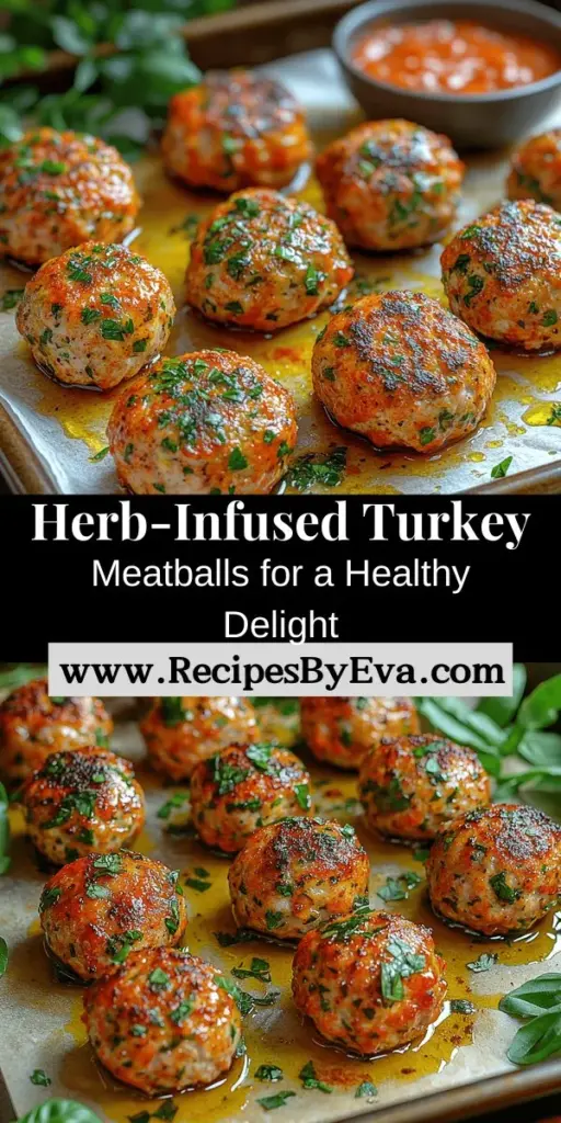 Discover the joy of cooking with these savory herb-infused turkey meatballs! Perfect for family dinners, meal prep, or entertaining, these nutritious meatballs are a delicious source of lean protein packed with vibrant herbs and spices. Versatile and adaptable, they can be enjoyed with pasta, in sandwiches, or on their own. Learn how to make them with easy-to-follow steps and explore serving suggestions that cater to your taste. A healthy meal that delights!