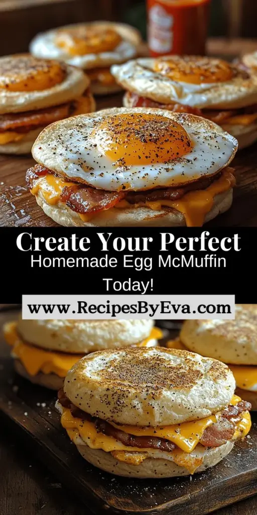 Discover how to bring the iconic Egg McMuffin to your kitchen with this ultimate guide! From selecting the perfect English muffin to mastering the art of poaching eggs, learn to craft a delicious breakfast sandwich that rivals the fast-food favorite. Enjoy the flexibility to customize each ingredient to suit your taste and dietary needs. Elevate your mornings with fresh, healthy components and explore creative twists on the classic recipe for a truly satisfying start to your day!