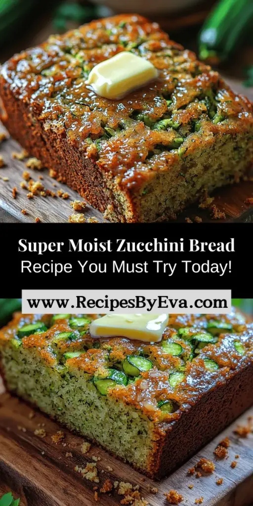 Indulge in the ultimate moist zucchini bread with this simple and delicious recipe! Learn the secrets to achieving the perfect balance of flavors and textures while enjoying the wholesome benefits of fresh zucchini. This versatile bread is perfect for breakfast, snacks, or dessert, making it a favorite among home bakers. Discover helpful tips, ingredient breakdowns, and variations to customize your zucchini bread. Happy baking and enjoy sharing this delightful treat with friends and family!
