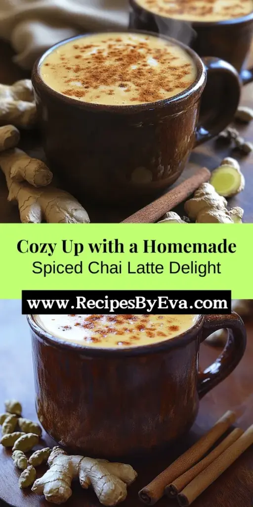 Indulge in the warm, aromatic world of homemade spiced chai lattes with this easy recipe for Spiced Chai Latte Delight. Perfect for cozy days, this drink combines black tea with freshly ground spices like cinnamon, ginger, and cardamom to create a comforting flavor. Customize it with your choice of milk and sweetener for a delightful treat. Enjoy the health benefits of its ingredients while experiencing a moment of mindfulness in your kitchen. Embrace the essence of chai, and elevate your beverage game today!