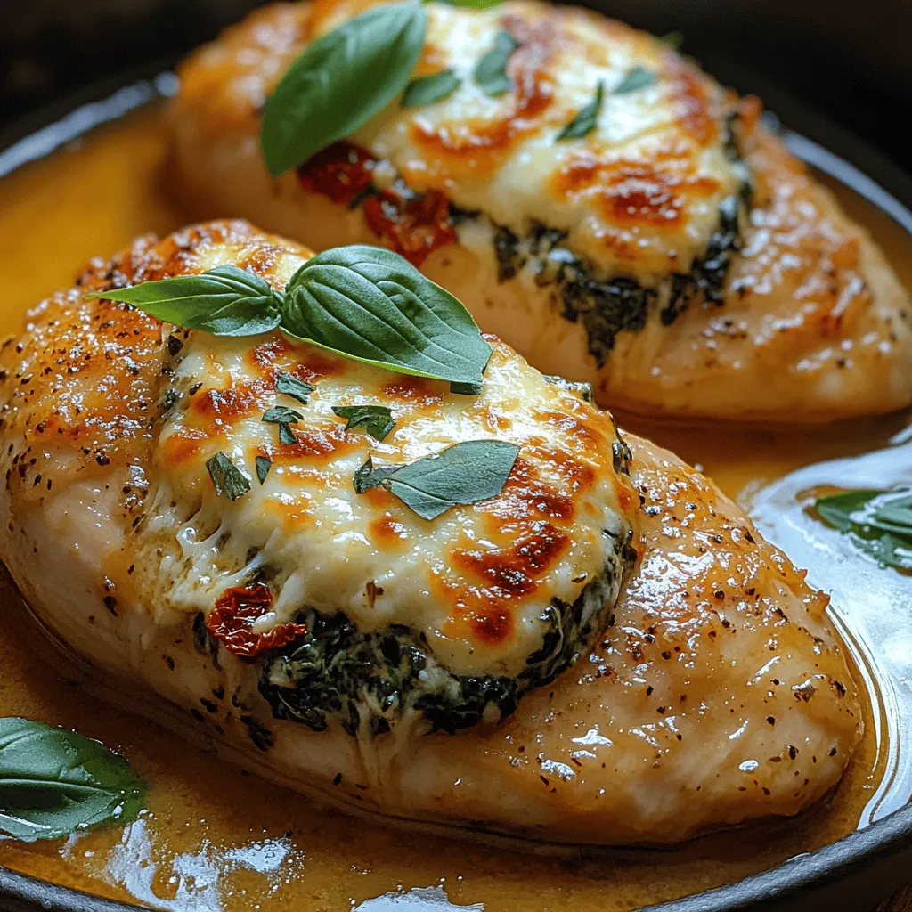 In today’s fast-paced world, finding the balance between healthy eating and delicious meals can be challenging. Savory Herb-Stuffed Chicken Breast with Sun-Dried Tomatoes offers a solution. Chicken breast is an excellent source of lean protein, making it a staple in many healthy diets. By stuffing it with fresh spinach, herbs, and sun-dried tomatoes, you're not only enhancing the flavor but also packing it with essential vitamins and minerals. This dish is a celebration of the vibrant flavors that can be found in wholesome ingredients, reminding us that healthy eating doesn’t have to be bland or boring.