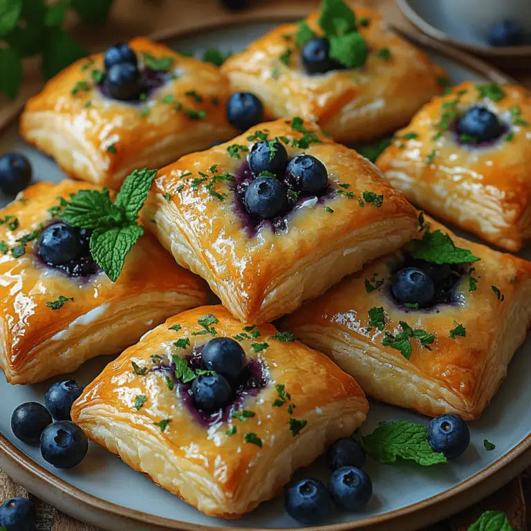 If you're searching for a scrumptious snack or an exquisite dessert that combines creamy, fruity, and flaky textures, look no further than Delightful Blueberry Cream Cheese Bites. These little morsels are not only visually appealing but also offer a burst of flavor that will leave your taste buds wanting more. Perfect for parties, gatherings, or simply as a treat for yourself, these bites are a versatile addition to any culinary repertoire.