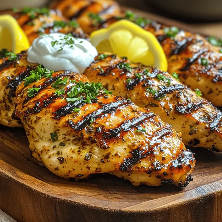 Welcome to the vibrant and mouthwatering world of Greek cuisine! Renowned for its fresh ingredients, bold flavors, and healthy preparations, Greek food offers an array of dishes that tantalize the taste buds. One standout recipe that embodies these qualities is the Zesty Greek-Marinated Chargrilled Chicken. This dish is not only bursting with flavor but also embodies the essence of Mediterranean cooking, making it a favorite for gatherings, family dinners, or meal prep for the week ahead.