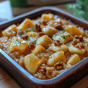 In a world where breakfast often feels rushed, the Warm and Wholesome Oatmeal Apple Bake emerges as a comforting and nutritious dish that seamlessly combines health and flavor. This delightful bake embodies the essence of home-cooked goodness, making it an ideal choice for family gatherings, leisurely brunches, or even a cozy dessert after dinner. What makes this recipe particularly appealing is its versatility; it can be enjoyed warm out of the oven or served chilled, making it perfect for any time of day.