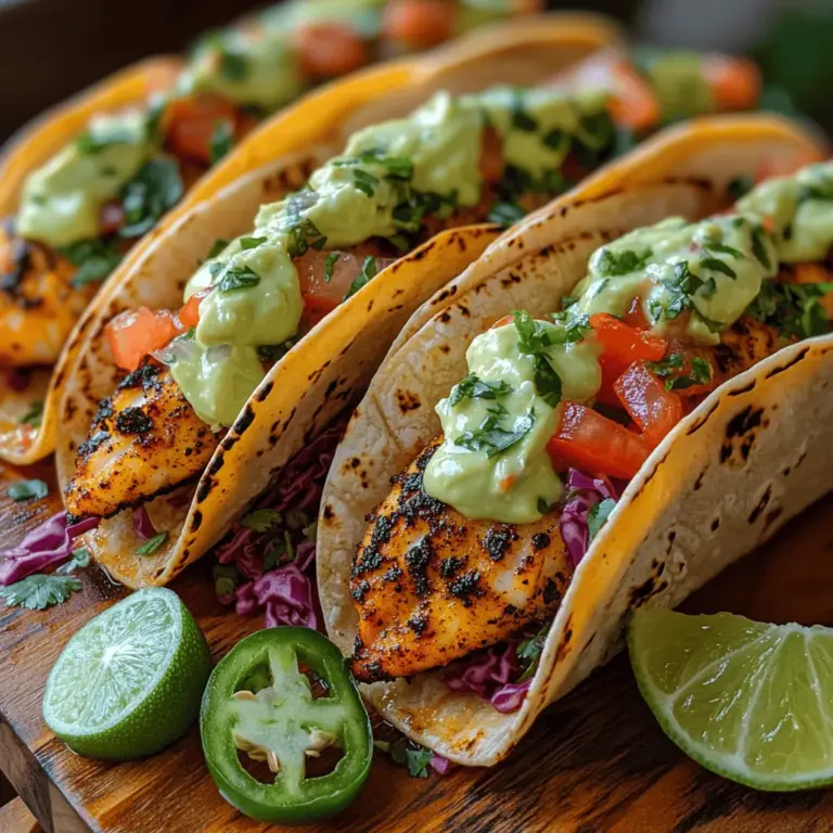 Fish tacos have surged in popularity in recent years, becoming a staple in both casual and gourmet dining across the globe. This delicious dish, originally hailing from the coastal regions of Mexico, has found its way into the hearts and stomachs of food lovers everywhere. The combination of fresh fish, vibrant toppings, and a variety of sauces creates a culinary experience that is both satisfying and refreshing. Among the many variations of fish tacos available, Spicy Blackened Fish Tacos stand out for their bold flavors and health-conscious ingredients.