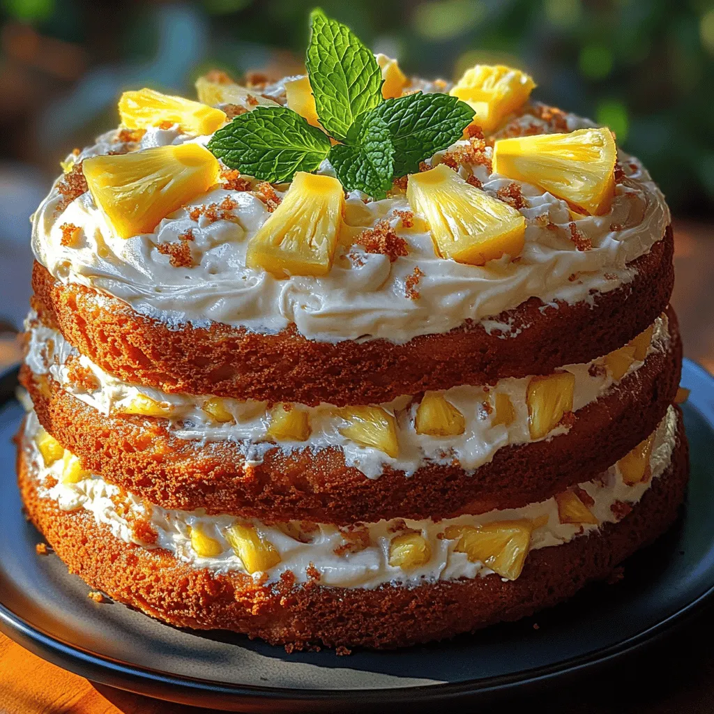 When it comes to desserts, few flavors can transport you to a tropical paradise quite like pineapple. The bright, sweet, and tangy essence of this tropical fruit not only invigorates your taste buds but also evokes feelings of sunshine and relaxation. That’s why the Tropical Bliss Pineapple Cake is an irresistible choice for anyone seeking a refreshing and delectable treat to brighten their day. Perfect for summer barbecues, birthday celebrations, or simply as an indulgent afternoon snack, this cake is a true celebration of tropical flavors.