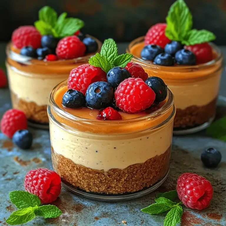 No-bake desserts have taken the culinary world by storm, captivating the hearts of home bakers and dessert enthusiasts alike. Their appeal lies in the promise of indulgence without the hassle of turning on the oven. Among the myriad of no-bake recipes, the Creamy Dreamy No-Bake Cheesecake Jars stand out as a delightful treat that combines simplicity with elegance. These jars of rich, velvety cheesecake are not only a feast for the taste buds but also a visual delight, making them perfect for any occasion.