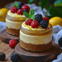 In the world of desserts, no-bake options have surged in popularity, captivating the hearts of home cooks and dessert aficionados alike. No-bake desserts offer a simplified approach to sweet treats, allowing you to create delicious results without the need for an oven. Among these delightful concoctions, the Zesty No-Bake Lemon Cheesecake Jars stand out as a refreshing and light choice, perfect for warm weather gatherings, summer picnics, or any special occasion that calls for a delightful dessert.