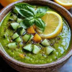 As the temperatures rise and summer approaches, the culinary world often shifts toward lighter, refreshing dishes that can be enjoyed cold. Chilled soups have become increasingly popular, offering a delightful way to enjoy seasonal produce while providing hydration and nourishment. One standout recipe that embodies the essence of summer is the Zesty Chilled Lemon Basil Bliss. This vibrant soup combines the invigorating flavors of lemon and fresh basil, creating a dish that is as pleasing to the palate as it is visually appealing.