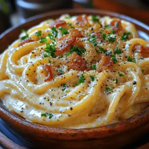 Creamy Bacon Spaghetti Carbonara is a dish that captures the essence of Italian cuisine, blending simplicity with rich flavors in every bite. This beloved classic has transcended its humble origins to become a favorite in kitchens around the globe. The combination of al dente spaghetti, savory bacon, and a creamy sauce made from eggs and cheese creates a satisfying meal that is both indulgent and comforting.
