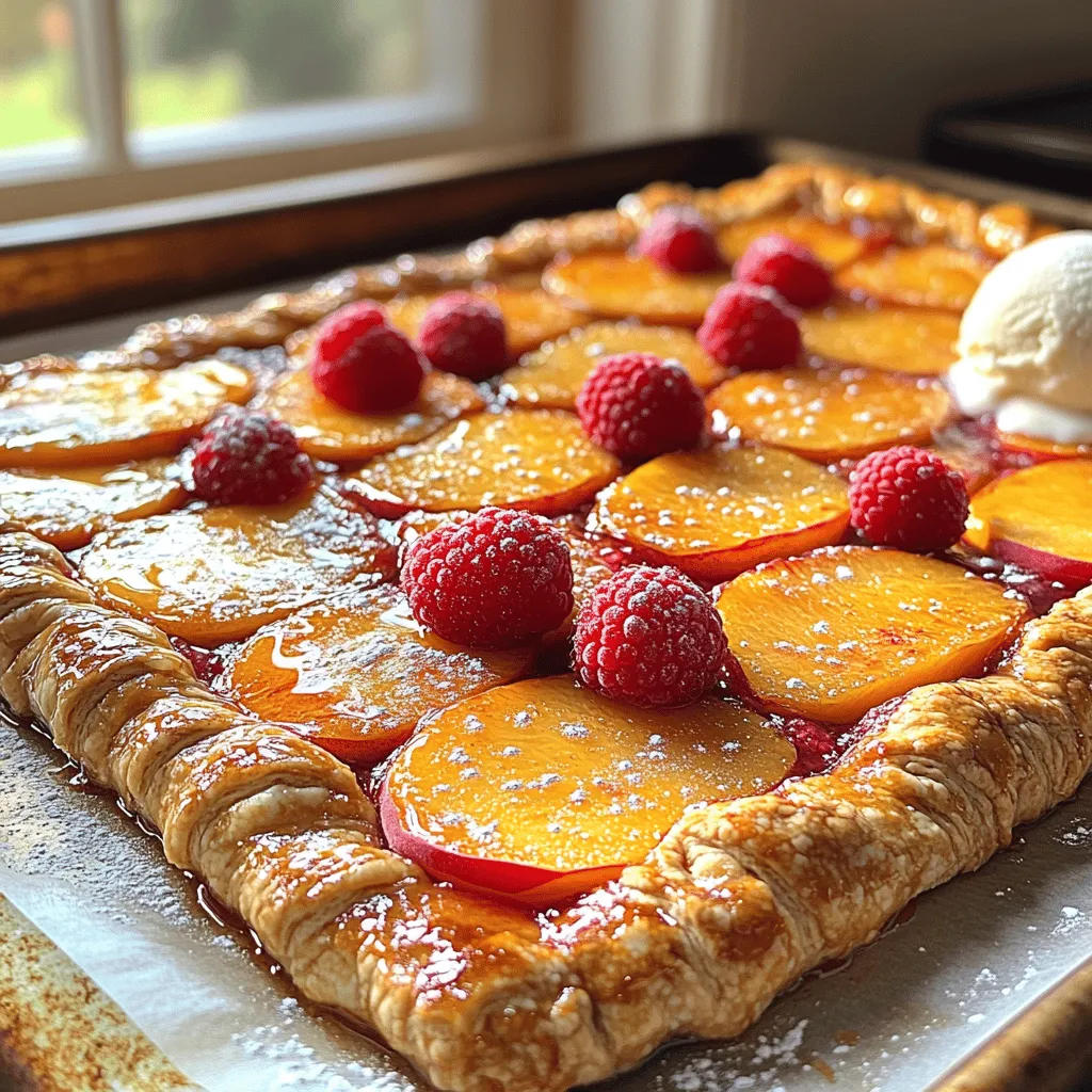 As the warmer months approach, the allure of seasonal fruit desserts becomes irresistible. There's something uniquely delightful about indulging in a sweet treat that highlights the vibrant flavors of fresh fruits, especially during summer. One such dessert that perfectly embodies the essence of the season is the Sweet Summer Bliss Galette. This rustic yet elegant dessert is an ideal way to showcase the bounty of summer fruits, particularly the juicy peaches and tangy raspberries that are at their peak during these months.