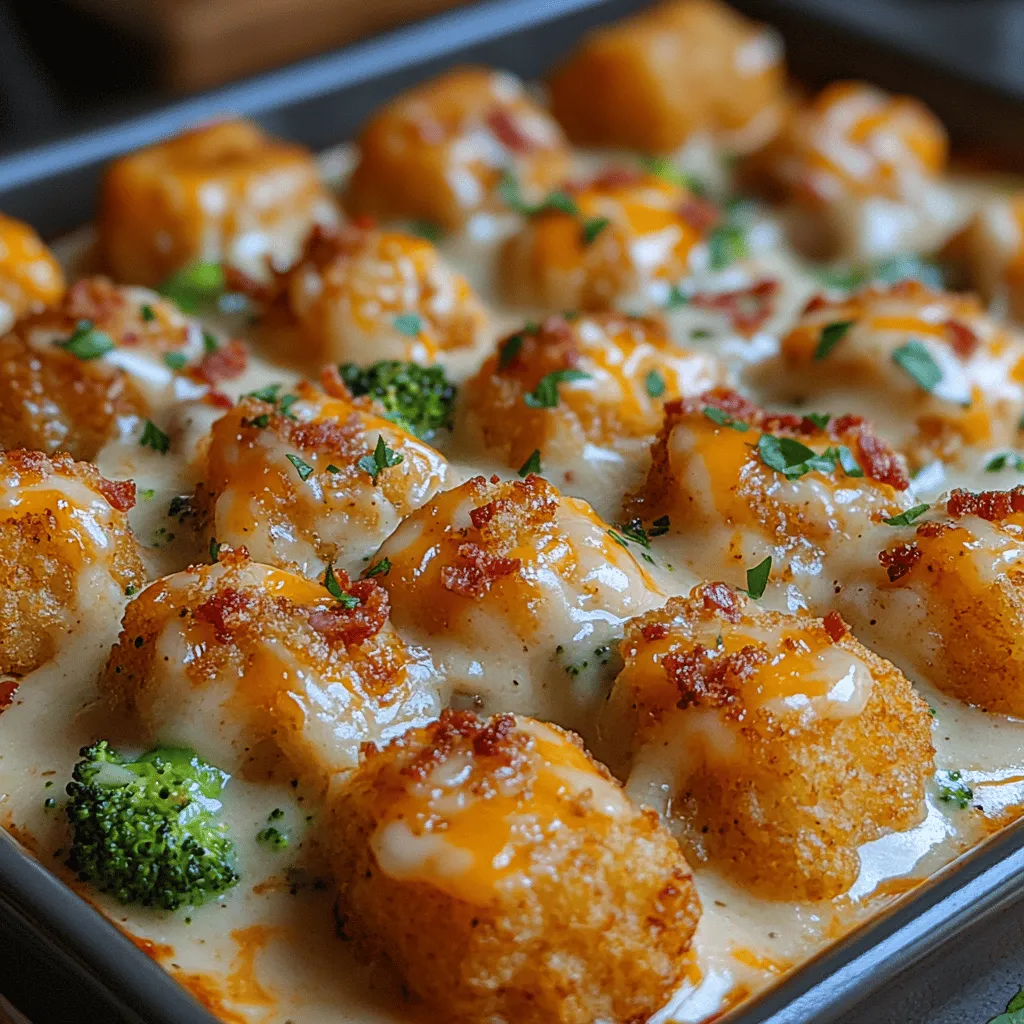 Casseroles have long held a cherished place in the hearts and kitchens of families. They embody comfort and convenience, making them a go-to option for home cooks looking to feed a crowd or simply enjoy a hearty meal with minimal fuss. Among the myriad of casserole recipes, the Cheesy Broccoli Tater Tot Casserole stands out as a delightful fusion of flavors and textures. This dish combines the cheesy goodness of melted cheeses, the crispy comfort of tater tots, and the nutritious crunch of fresh broccoli, creating an irresistible medley that appeals to both kids and adults alike.