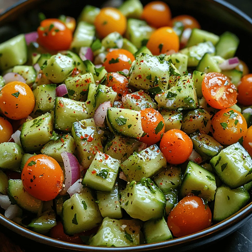 As the sun shines brighter and the temperatures rise, our cravings shift towards lighter, fresher fare. Enter the Refreshing Cucumber Avocado Delight, a salad that embodies the essence of summer. This dish is not only visually appealing with its vibrant colors but also tantalizingly delicious, offering a perfect balance of crisp cucumbers and creamy avocados. It's an ideal choice for those looking to indulge in a healthy yet satisfying meal without spending hours in the kitchen.