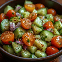 As the sun shines brighter and the temperatures rise, our cravings shift towards lighter, fresher fare. Enter the Refreshing Cucumber Avocado Delight, a salad that embodies the essence of summer. This dish is not only visually appealing with its vibrant colors but also tantalizingly delicious, offering a perfect balance of crisp cucumbers and creamy avocados. It's an ideal choice for those looking to indulge in a healthy yet satisfying meal without spending hours in the kitchen.