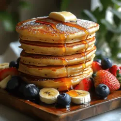 Fluffy Sunrise Pancakes: A Delicious Start to Your Day