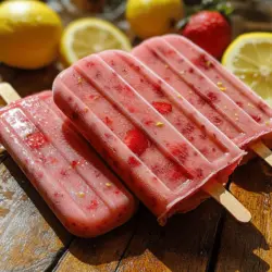 As the sun shines brighter and temperatures rise, the joy of homemade popsicles becomes a delightful summer ritual. There’s nothing quite like the pleasure of biting into a cool, fruity treat on a hot day. Among all the flavors available, strawberry lemonade stands out as a classic, embodying the essence of summer with its perfect blend of sweetness and tartness. This refreshing combination not only quenches thirst but also brings back memories of lazy afternoons spent in the sun.