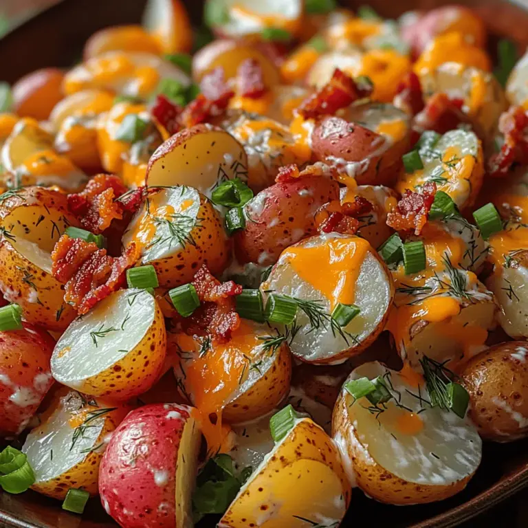 When it comes to summer barbecues, potlucks, or casual gatherings, few side dishes can rival the delightful charm of a well-crafted potato salad. Among the myriad of variations, the Crispy Bacon Ranch Potato Salad stands out as a fan-favorite. This dish marries the rich, savory flavors of crispy bacon with a creamy, herb-infused dressing that complements tender potatoes perfectly. Whether you are hosting a picnic or bringing a dish to share, this potato salad promises not just to satisfy hunger, but also to impress your guests with its vibrant flavors and textures.
