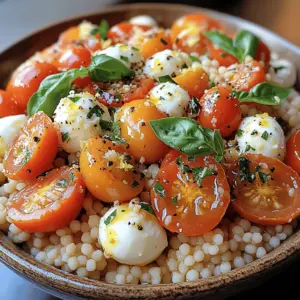 Couscous Caprice: Tomato Basil Delight is more than just a dish; it represents a culinary journey that celebrates the vibrant flavors of the Mediterranean. This delightful recipe combines the light, fluffy texture of couscous with the refreshing taste of ripe tomatoes and fragrant basil, creating a meal that is both satisfying and invigorating. Whether you're preparing a casual weeknight dinner, hosting a summer gathering, or looking for a nutritious meal that can be served warm or cold, this dish is the perfect choice. Its versatility and charm make it an enduring favorite among food enthusiasts and health-conscious eaters alike.