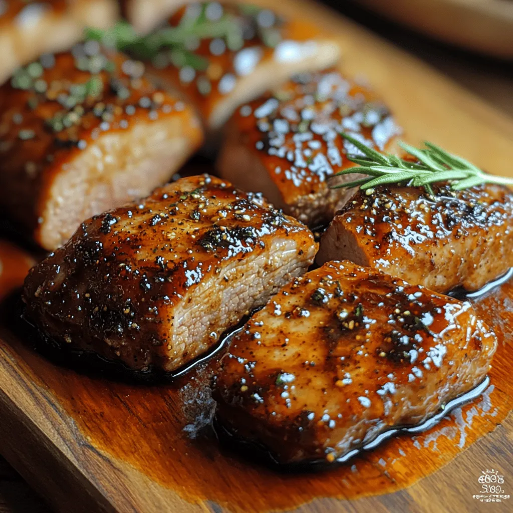 If you’re on the lookout for a dish that marries sweet and savory in a delightful dance of flavors, look no further than the caramelized brown sugar balsamic pork tenderloin. This recipe encapsulates a symphony of taste, where the natural sweetness of brown sugar meets the tangy brightness of balsamic vinegar, creating a glaze that clings lovingly to the tender pork. Each bite offers a perfect balance of flavors, with the addition of soy sauce and garlic providing a savory depth that elevates the dish to gourmet status.