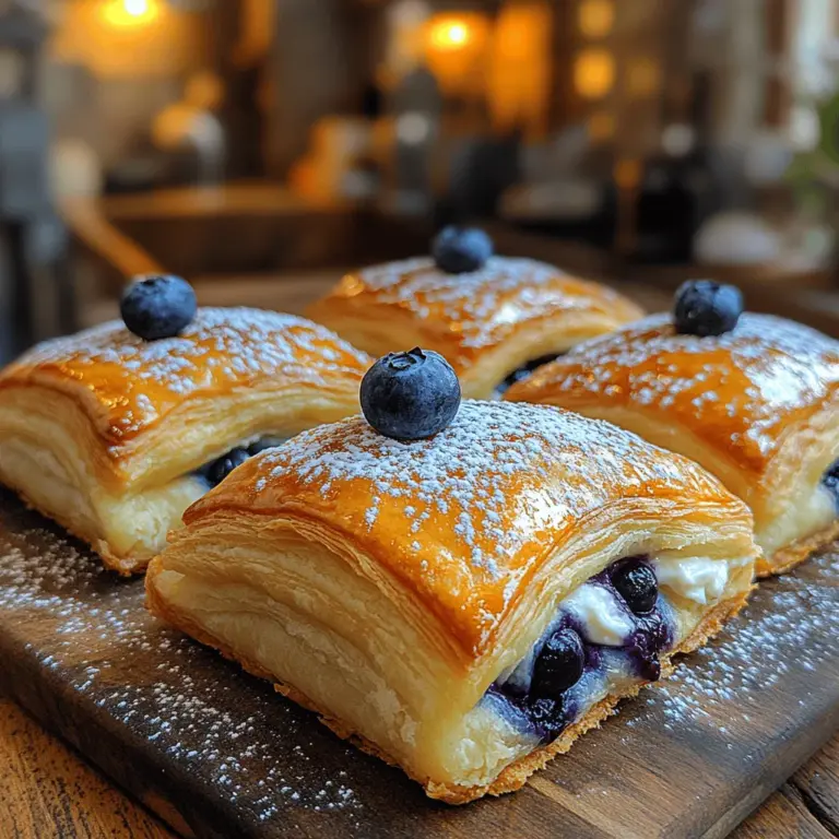 If you're looking for a delightful pastry that combines the tartness of lemon with the sweetness of fresh blueberries, look no further than the Lemon Blueberry Cream Cheese Danish. This pastry is a perfect example of how simple ingredients can come together to create something extraordinary. Whether enjoyed as a breakfast treat, a delightful snack, or a sweet dessert, this danish offers a burst of flavor and a texture that is both flaky and creamy.