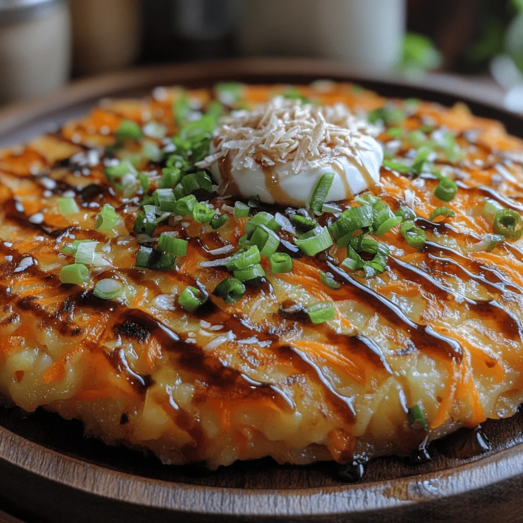 Okonomiyaki, a savory Japanese pancake, has captured the hearts and taste buds of food lovers around the world. Originating from Osaka, Okonomiyaki translates to “grilled as you like it,” reflecting its flexible nature and the ability to customize ingredients based on personal preferences. Traditionally, this dish combines a rich batter with various fillings, ranging from meats and seafood to vegetables, making it a beloved comfort food in Japan.