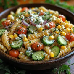 When the temperatures rise and summer vibes fill the air, nothing beats a refreshing and satisfying dish like Creamy Cucumber Pasta Salad. This delightful salad combines the heartiness of pasta with the crispness of fresh vegetables, making it a perfect dish for warm-weather gatherings. Whether served as a side dish at barbecues, a light lunch, or a potluck contribution, this salad is sure to impress with its vibrant flavors and textures.
