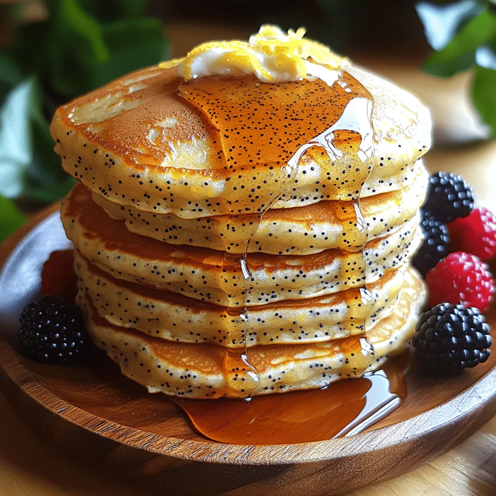 Pancakes are more than just a breakfast staple; they represent comfort, warmth, and a touch of indulgence that can brighten any morning. Whether you enjoy them drizzled in syrup, topped with fresh fruit, or simply dusted with powdered sugar, pancakes have a universal appeal that transcends cultures and generations. Among the myriad of pancake variations, the Zesty Lemon Poppy Seed Pancakes stand out as a delightful twist that combines the refreshing zing of lemon with the unique crunch of poppy seeds.